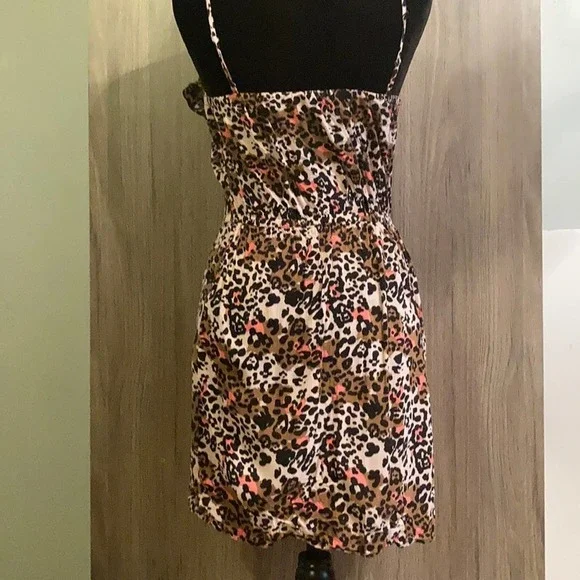 Leopard Print Mini Dress - Picture 3 of 9